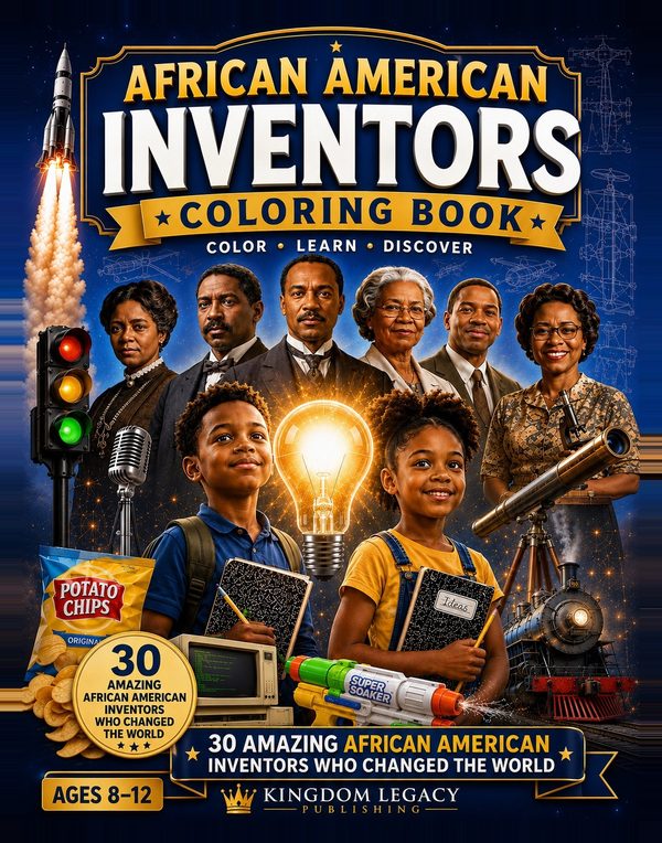 African American Inventors Coloring Book cover
